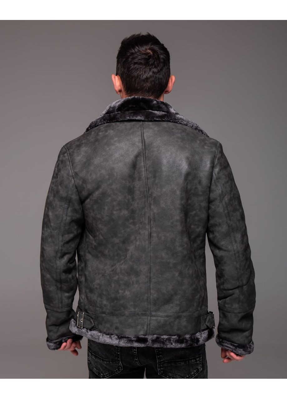 Дубленка мужская на искусственном меху No Brand (365042480)