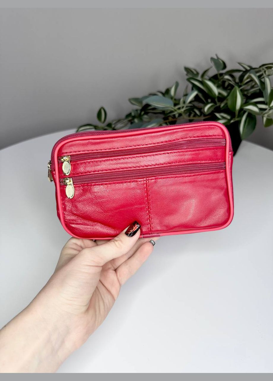 Жіночий м'який гаманець з натуральної шкіри безкаркасний Classic (315623021)