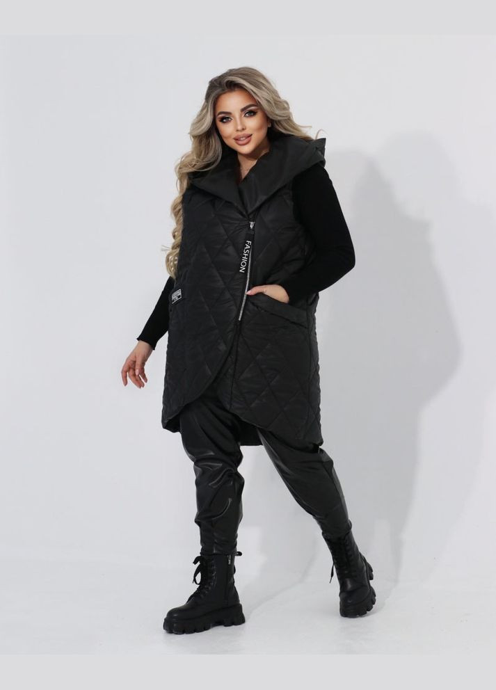 Жіночий жилет прямого крою з кишенями New Trend (304648266)