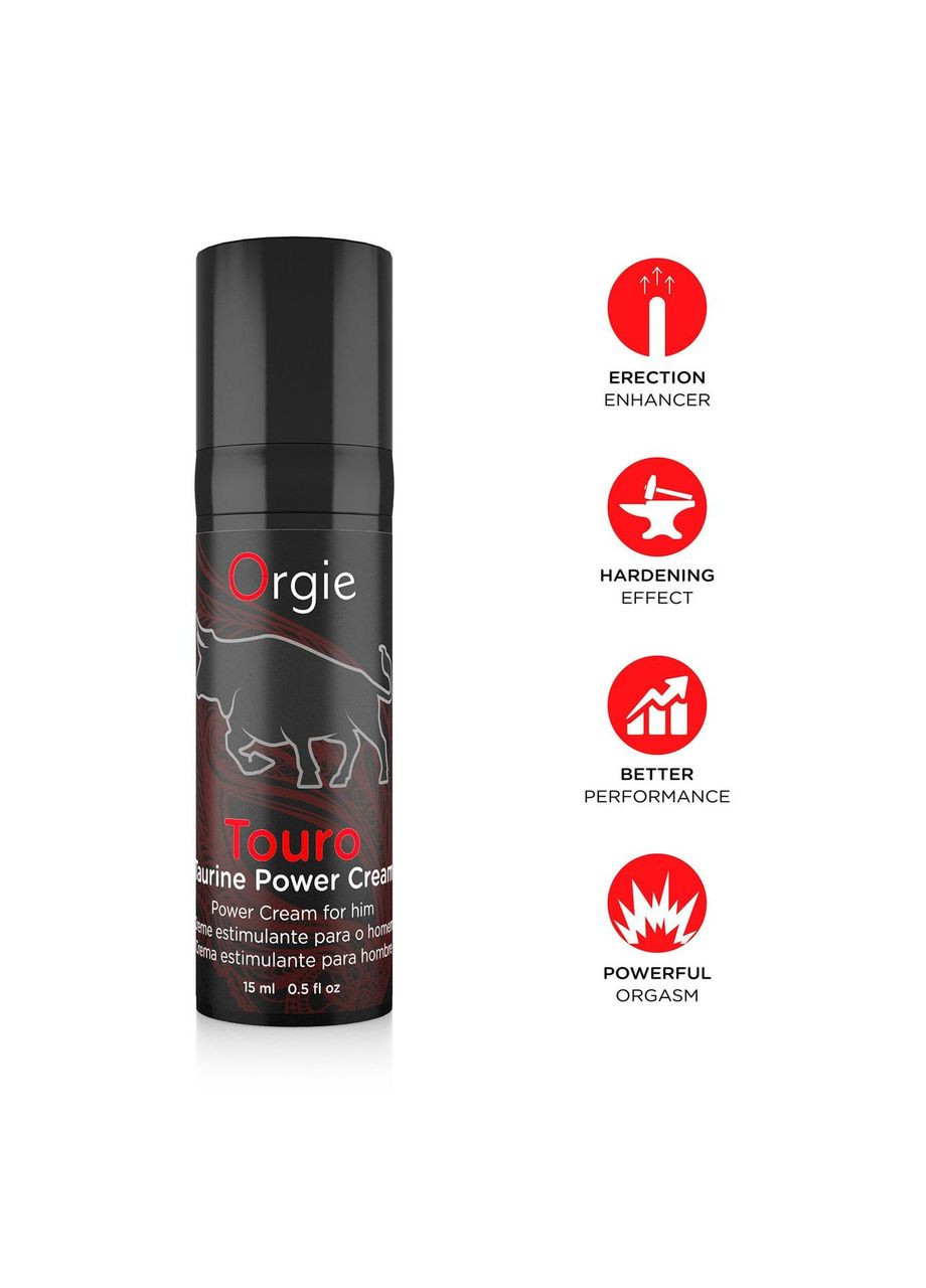 Крем для эрекции - Touro Power Cream (15 мл) Orgie (325478611)