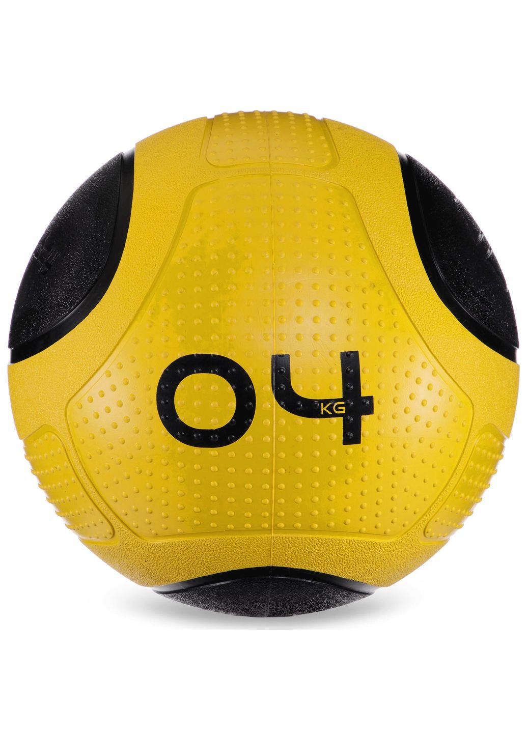 Медбол мяч медицинский Medicine Ball Желтый-Черный (вес 4 кг) FI-2620-4 Zelart (367617451)