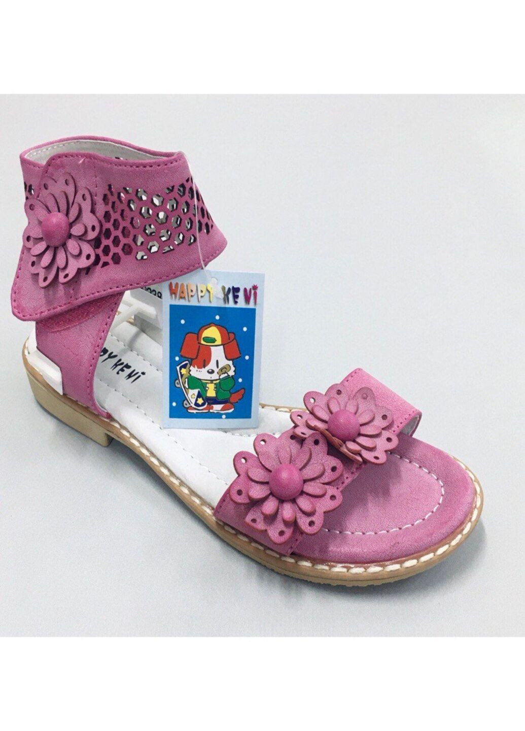 Розовые босоножки для девочки bbt l5637-1 26 17 см розовый кв0605-0 Happy Keni