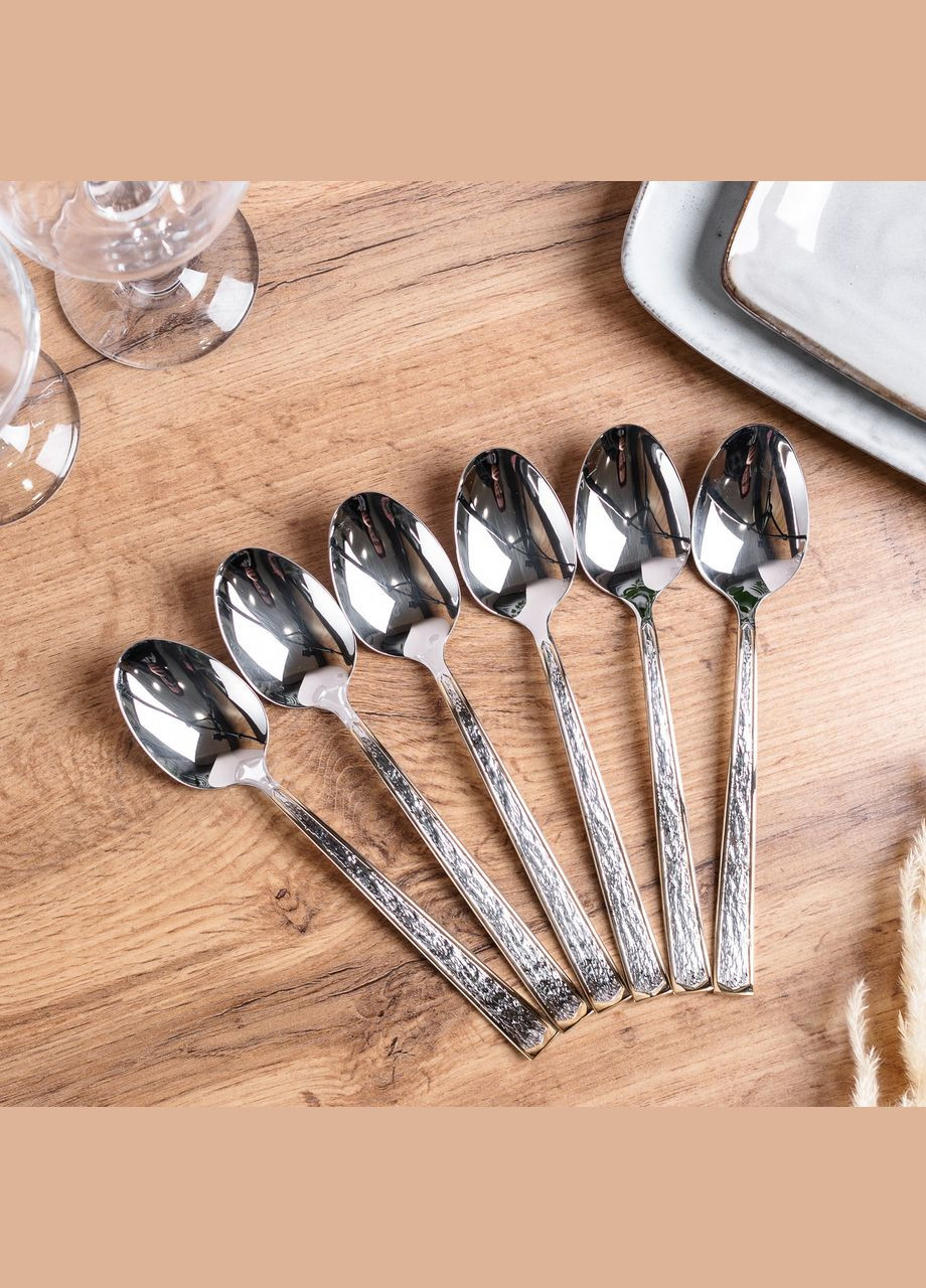 Набор столовых ложек из нержавеющей стали 6 штук TS Kitchen (338622742)