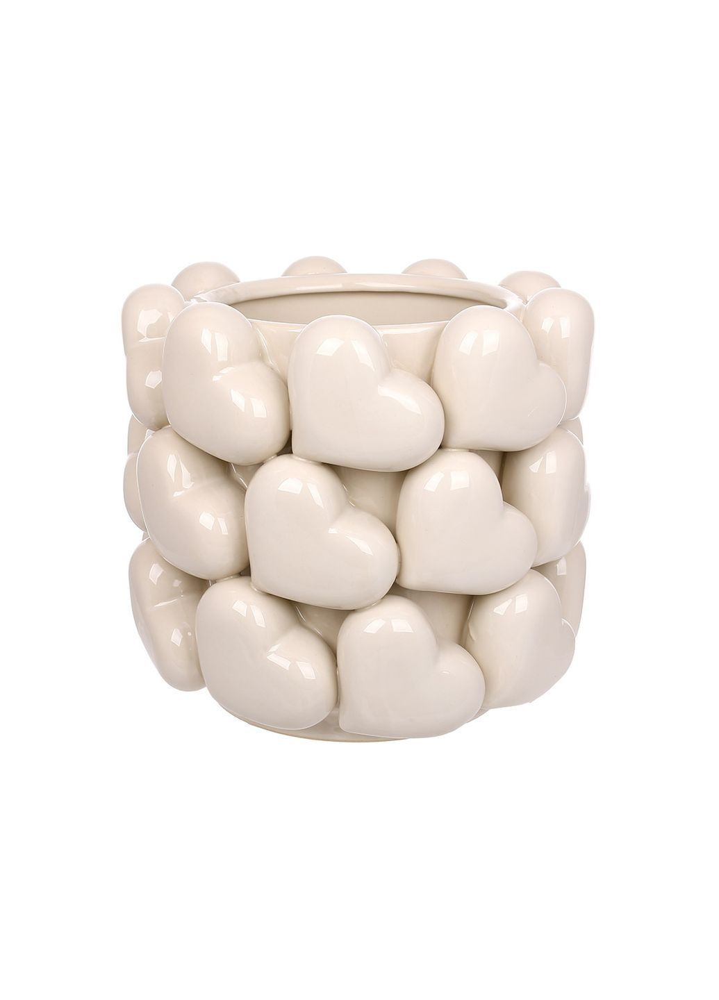 Ваза фарфоровая Heart D21*20см Home Decor (365823063)