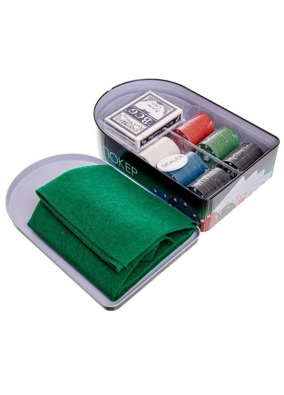 Набір для покеру в металевій коробці IG-6612 120 фішок SP-Sport (323217443)