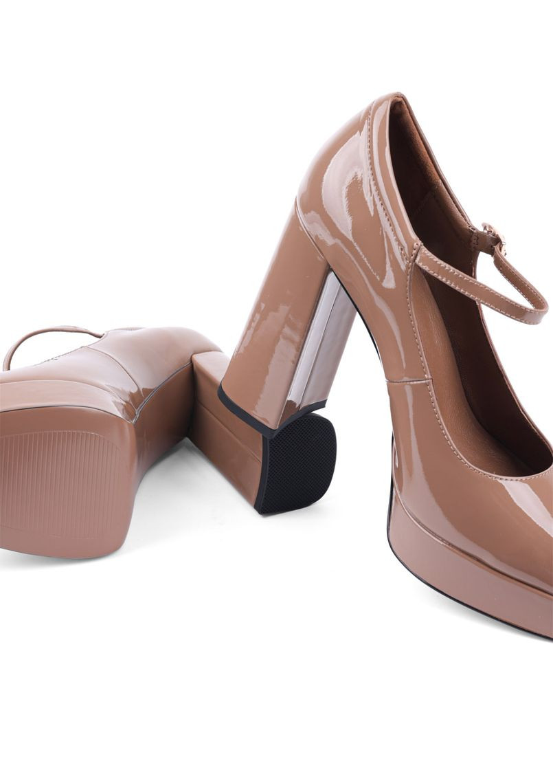 MIRATON Жіночі Туфлі 108-20-2 Бежевий Лак бежевий з, китай — демісезон (303322477)