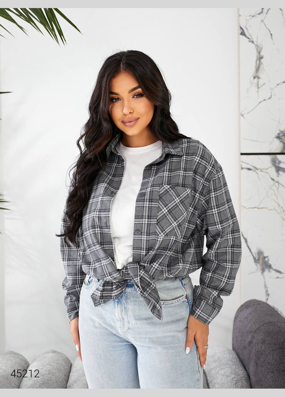 Жіноча сорочка в клітинку Liton (303106508)