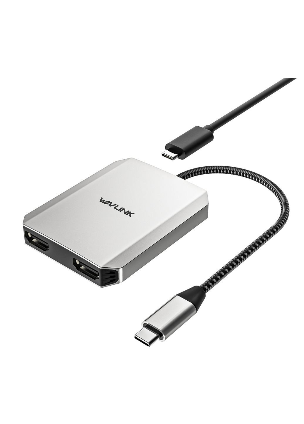 Хаб, Док-станція, Перехідник WAVLINK WL-UMD320, 3-In-1 USB-C to HDMI Dual Display Adapter, Single 8K@30Hz/4K@120Hz Dual 4K@60Hz No Brand (351371659)