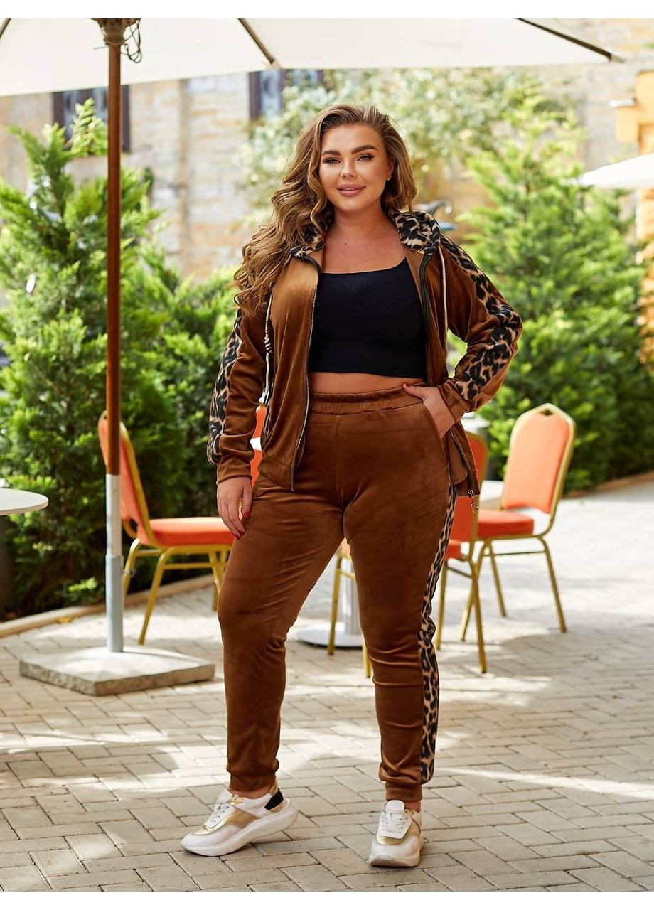 Жіночий спортивний велюровий костюм FINO Mode (361362015)