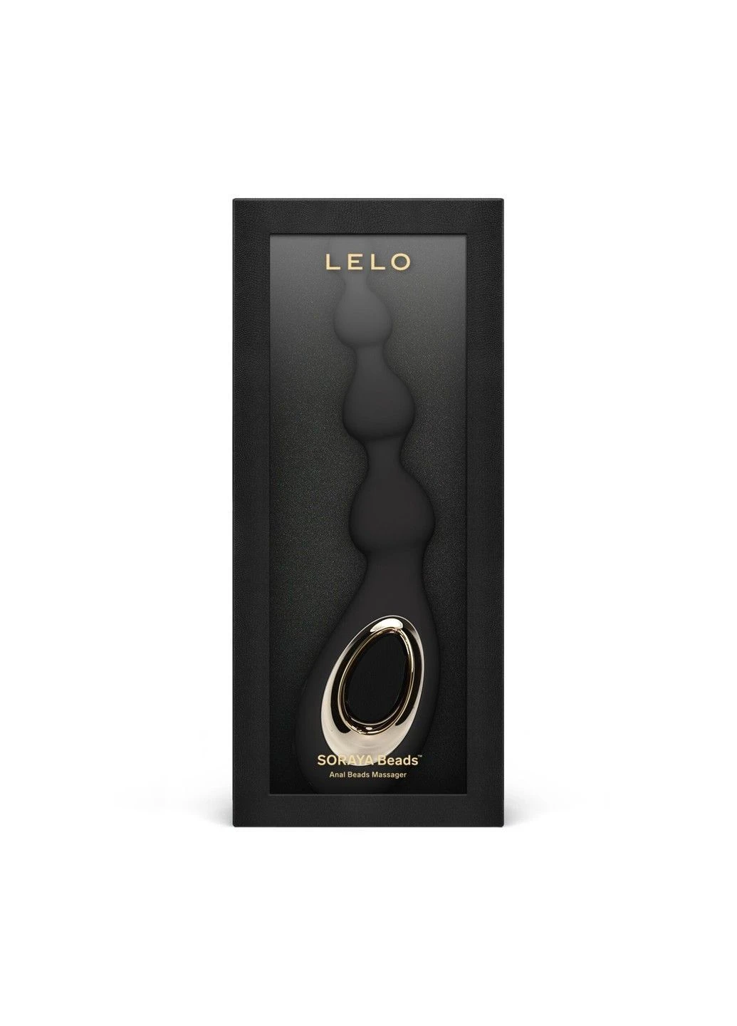 Анальное ожерелье с вибрацией Soraya Beads Black, разный диаметр бусин, 8 режимов Lelo (396563379)