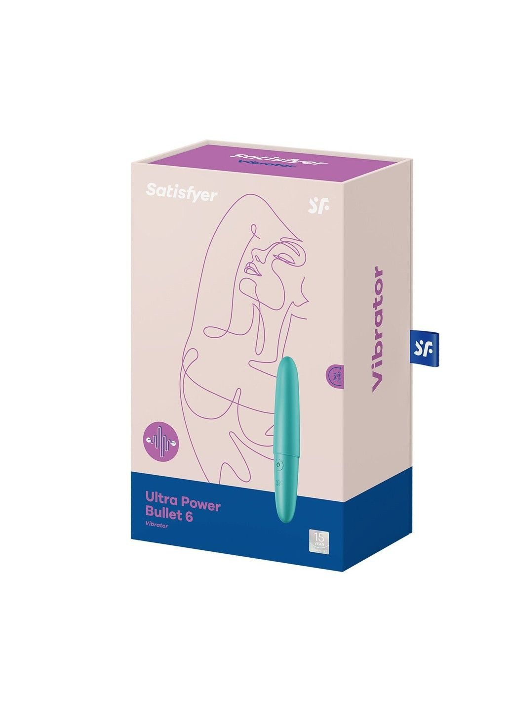 Мини вибратор Ultra Power Bullet 6 Turquoise Satisfyer (316252833)