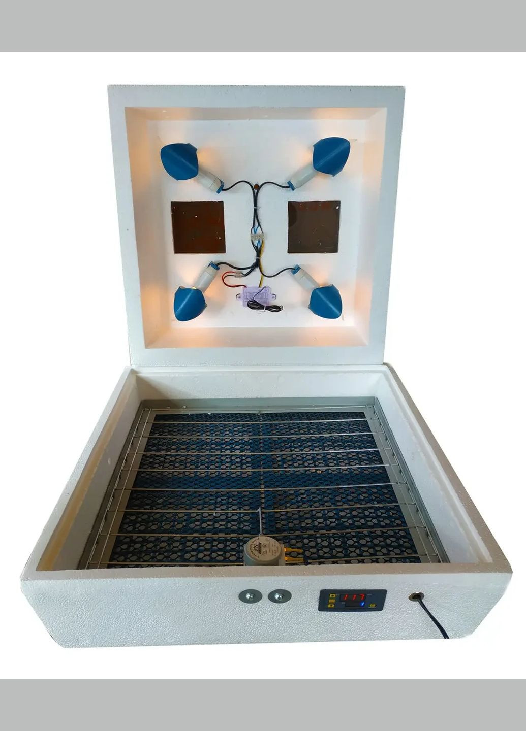 Інкубатор побутовий ІБ 120/72-12В з вологоміром Квочка (303403431)