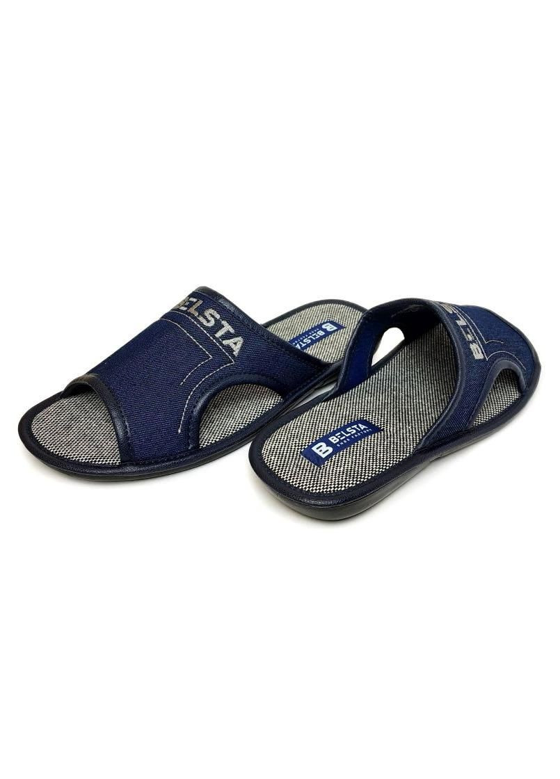 Синие тапочки домашние мужские синие 515 Белста
