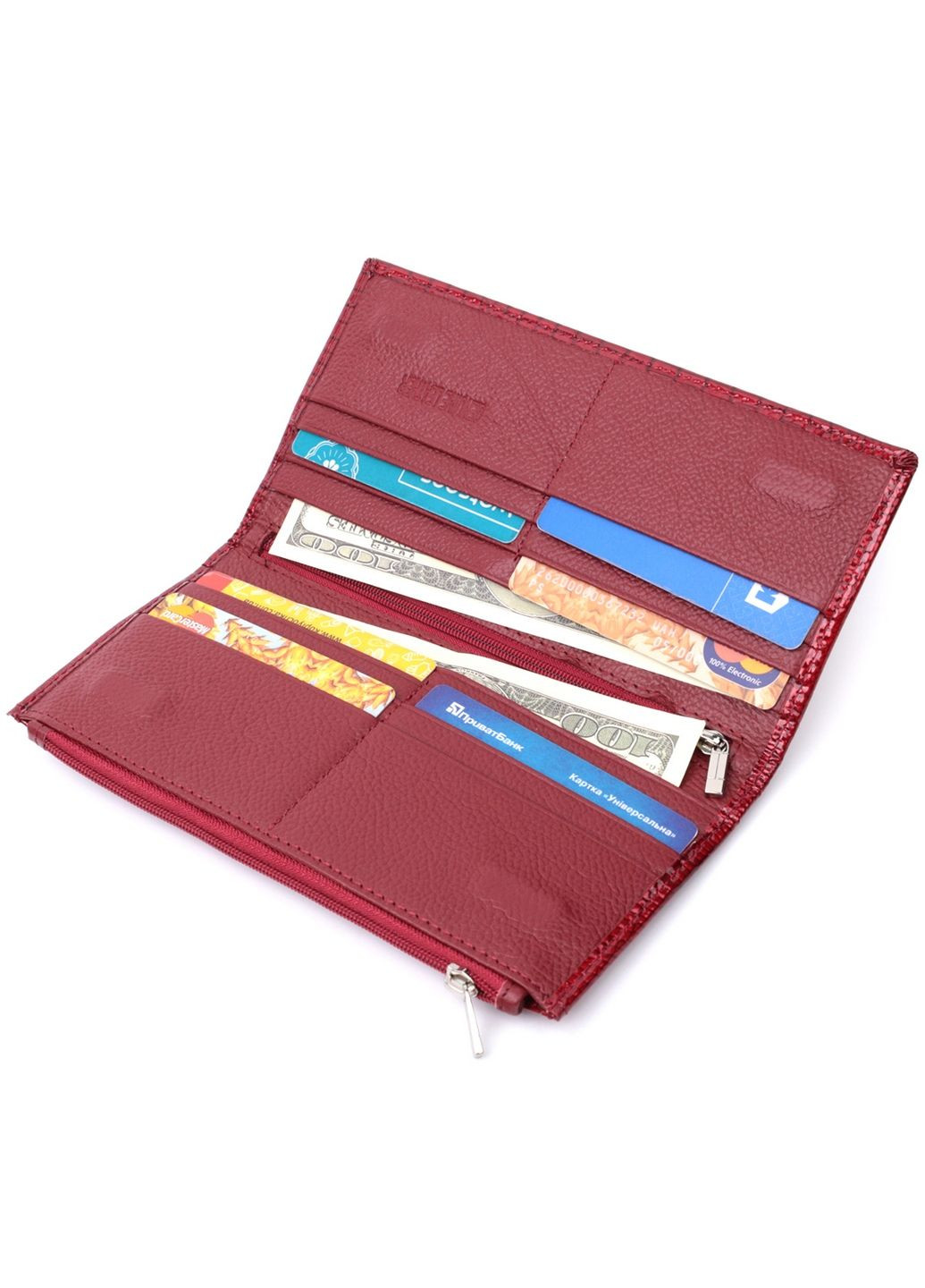 Женский кожаный кошелек 19х9х1,5 см st leather (315870656)