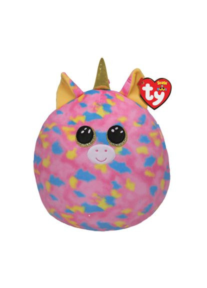 Мягкая игрушка Подушка Squish-a-boos Единорог Фантазия 20 см (39287) TY Подушка Squish-a-boos Єдиноріг Фантазія 20 см (368563922)