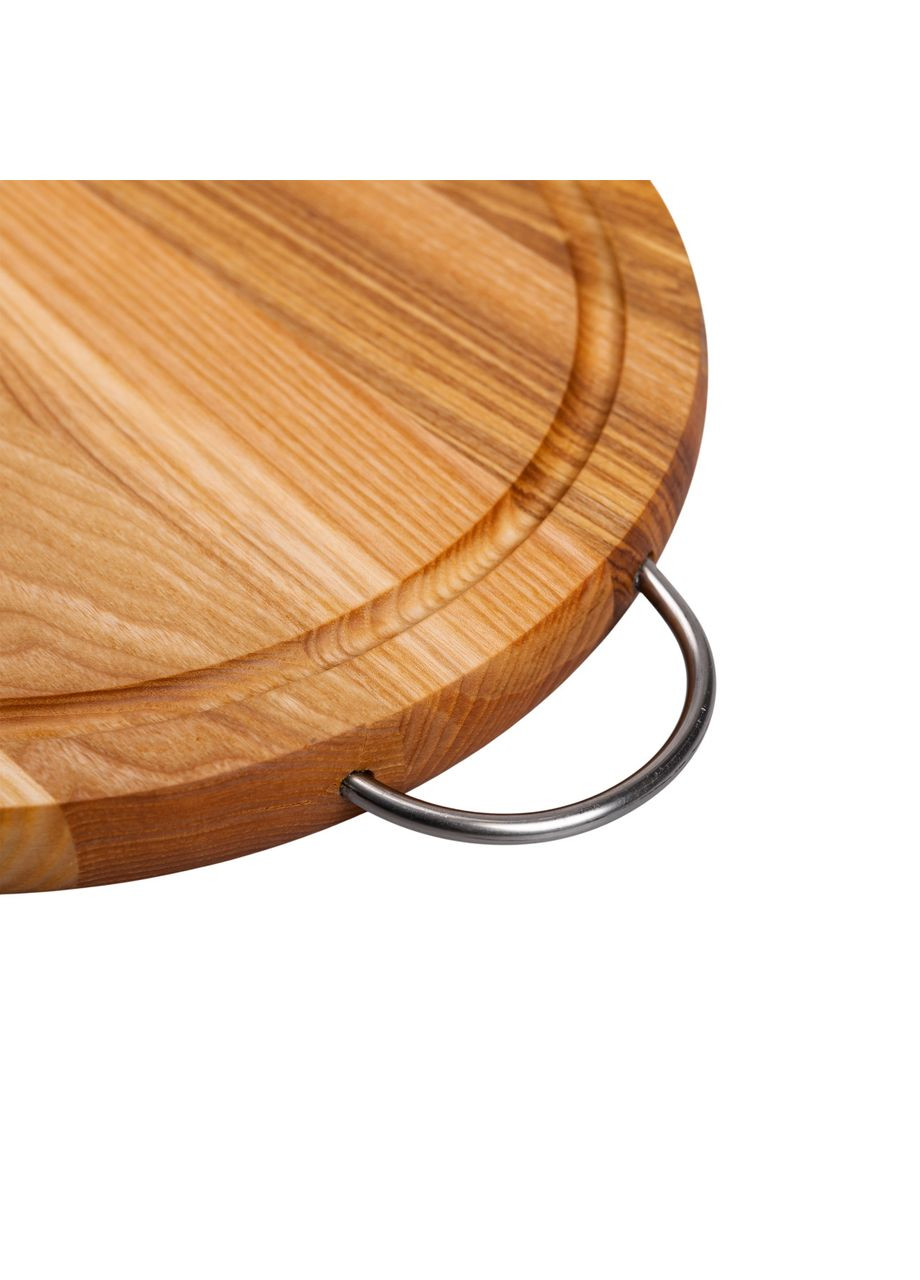 Деревянная доска круглая ясень для кухни нарезка продуктов столешница кухонная ProDobro (364189604)