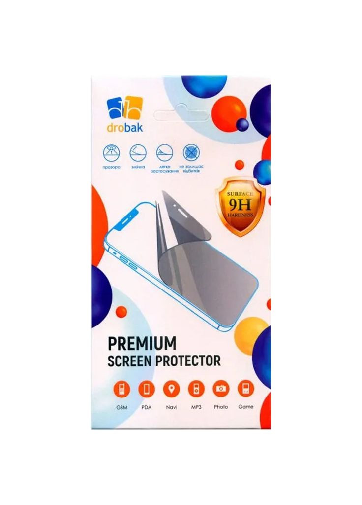Стекло защитное (m481280) Drobak Motorola Edge 50 Ultra Black (367072251)