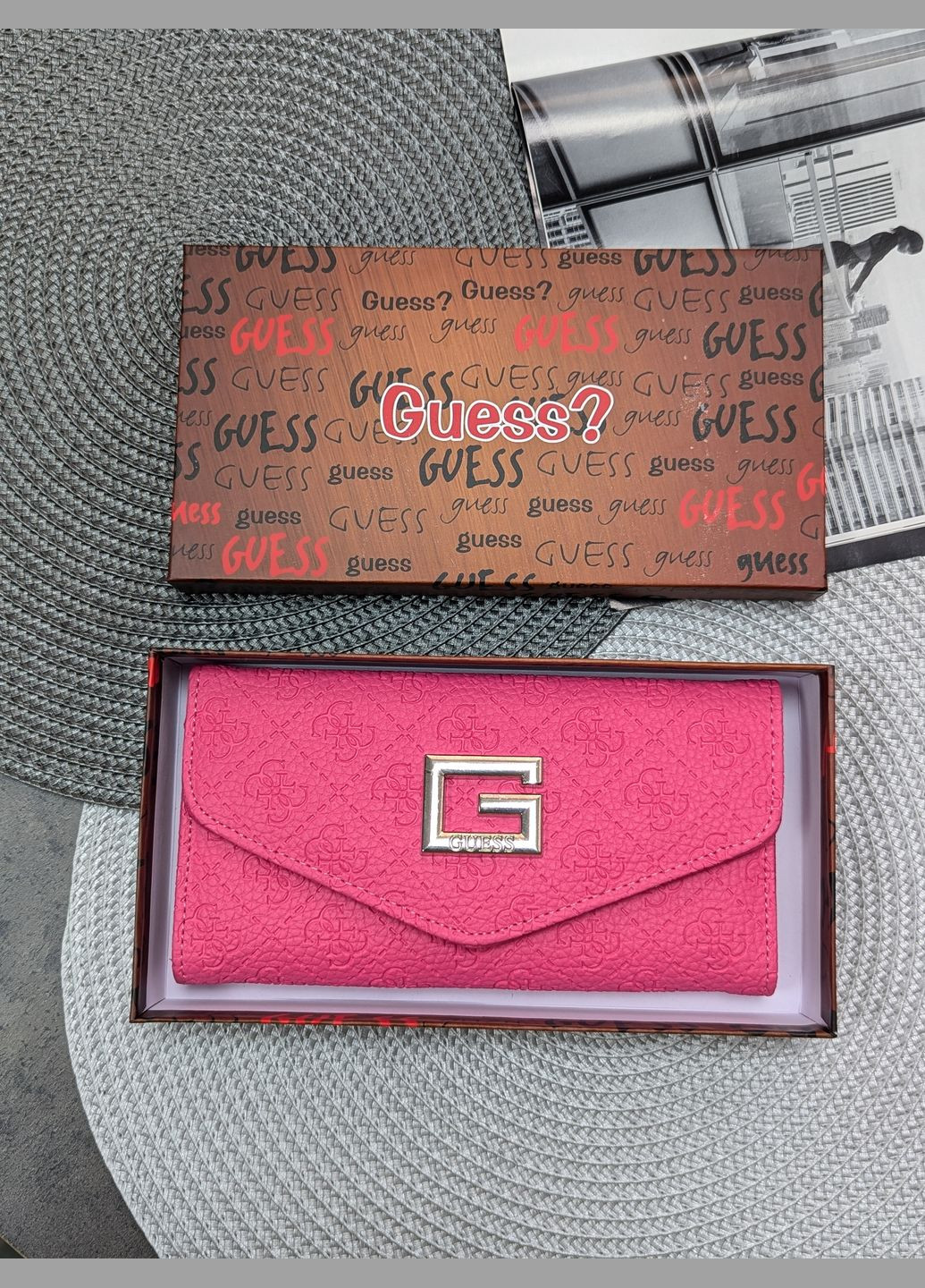 Гаманець Гесс LUX (рожевий) No Brand (317575407)