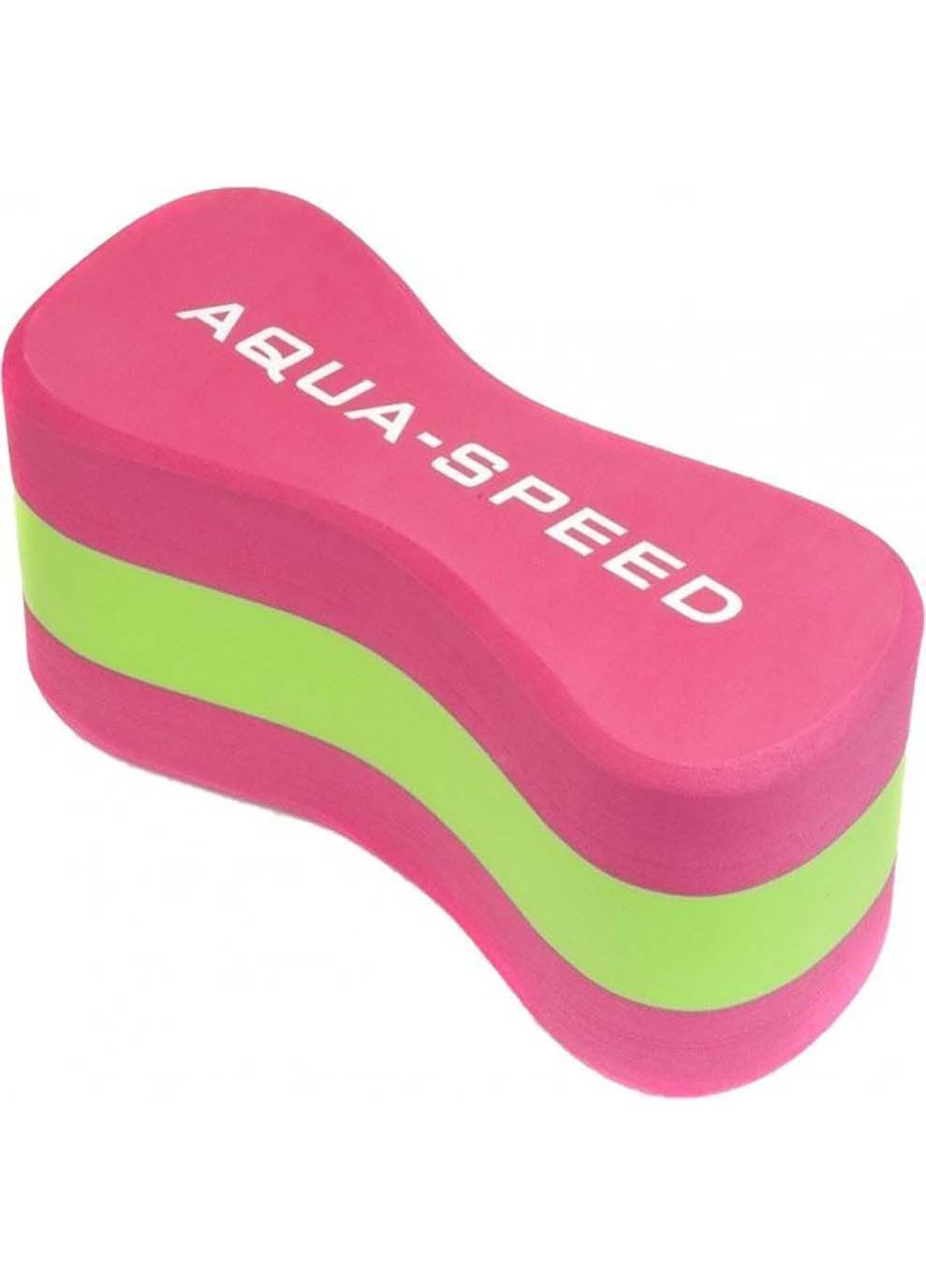 Колобашка для плавання JUNIOR 3 LAYESR PULLBUOY 6779 Уні Рожевий Зелений 20 x 8 x 10 см Aqua Speed (367192124)