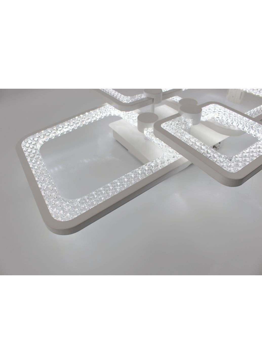 Керована світлодіодна люстра TIRE 60W 4S-APP-580-420-95-WHITE/CLEAR-220-IP20 ESLLSE (360882225)