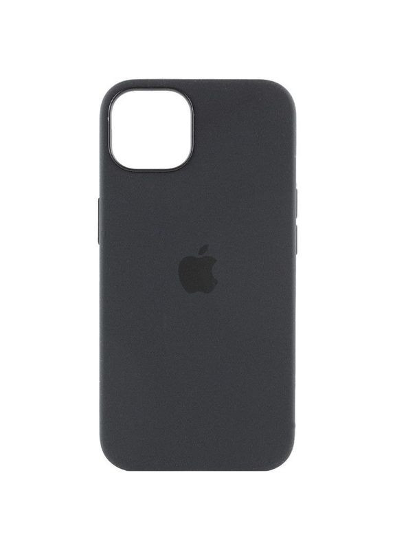 Чохол Silicone case (AAA) з Magsafe та анімацією для Apple iPhone 15 (6.1") Чорний Epik (372499504)