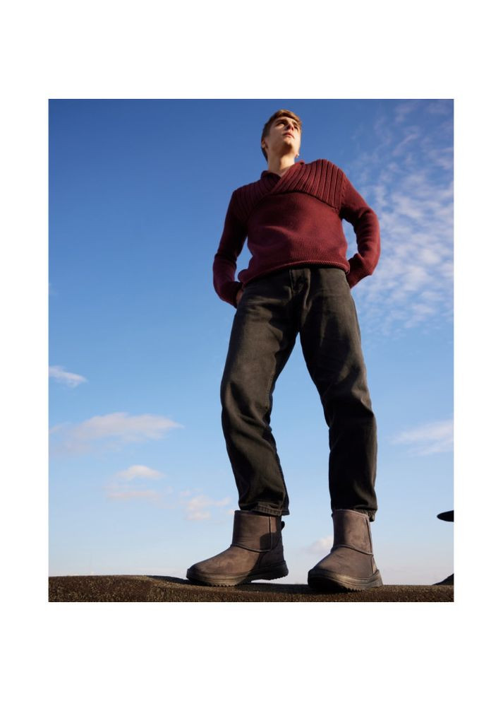 Уггі чоловічі Dustin сірі Oldcom АСС (265230621)