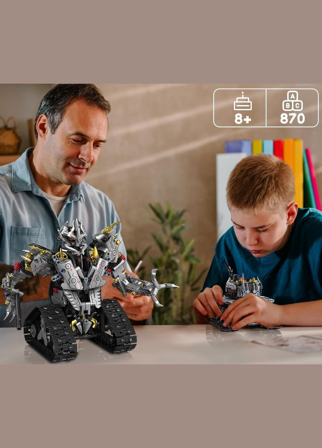 Трансформер-робот Мегатрон, управляемый конструктор, 2 в 1 машинка и робот с приложением и пультом управления Unbranded (341288525)