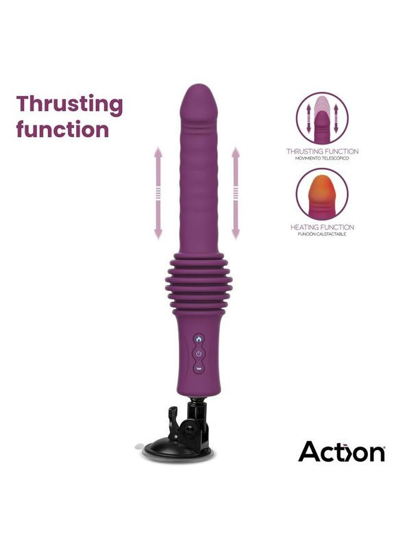 Вибратор на присоске Roxer Heating Thrusting Vibrating Sex Machine Remote Control Action (366869829)