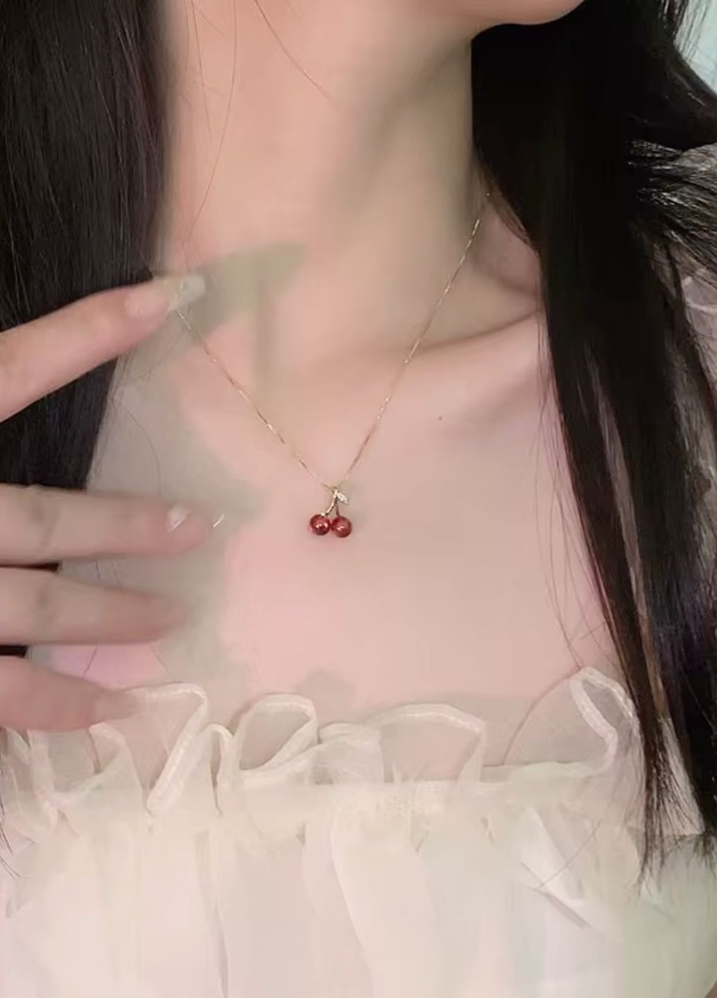 Жіночий ланцюжок з кулоном вишеньки Fashion Jewelry (333035662)