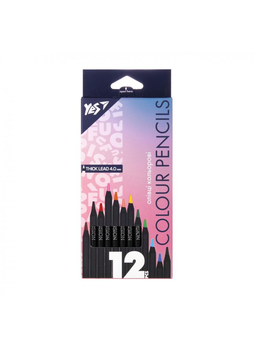 Набір кольорових олівців Fusion 290719 12 кольорів Yes (364496635)