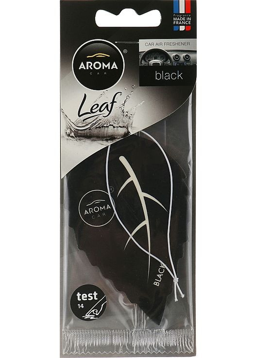 Ароматизатор для авто "Black" Leaf 5.5g (900775-43310) Aroma Car (365820310)