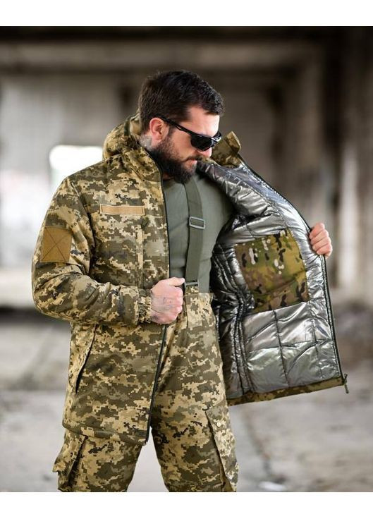 Зимовий тактичний костюм No Brand