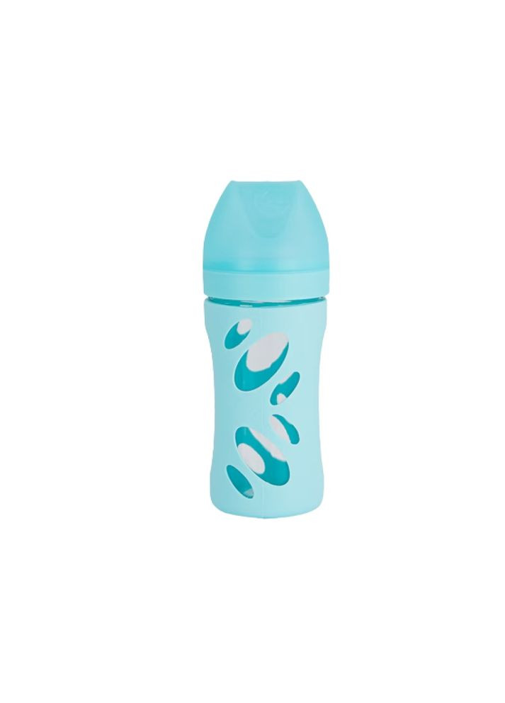 Скляна антиколікова пляшечка із силіконовою соскою Pastel Blue, 260 мл () Twistshake 78583 (335973519)