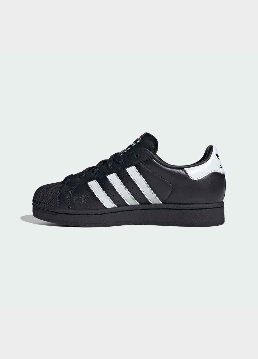 Кроссовки Superstar adidas чёрные всесезоны (329692179)