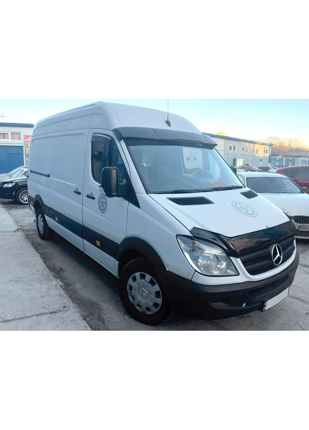 Дефлектор капота 2006-2013 (EuroCap) для Mercedes Sprinter W906 рр Mercedes-Benz (389059130)