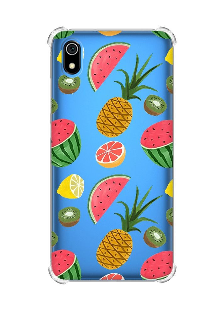 Чохол з потовщеними кутами для Xiaomi Redmi 7A:: Фруктовий мікс (принт 347) Creative (360704277)