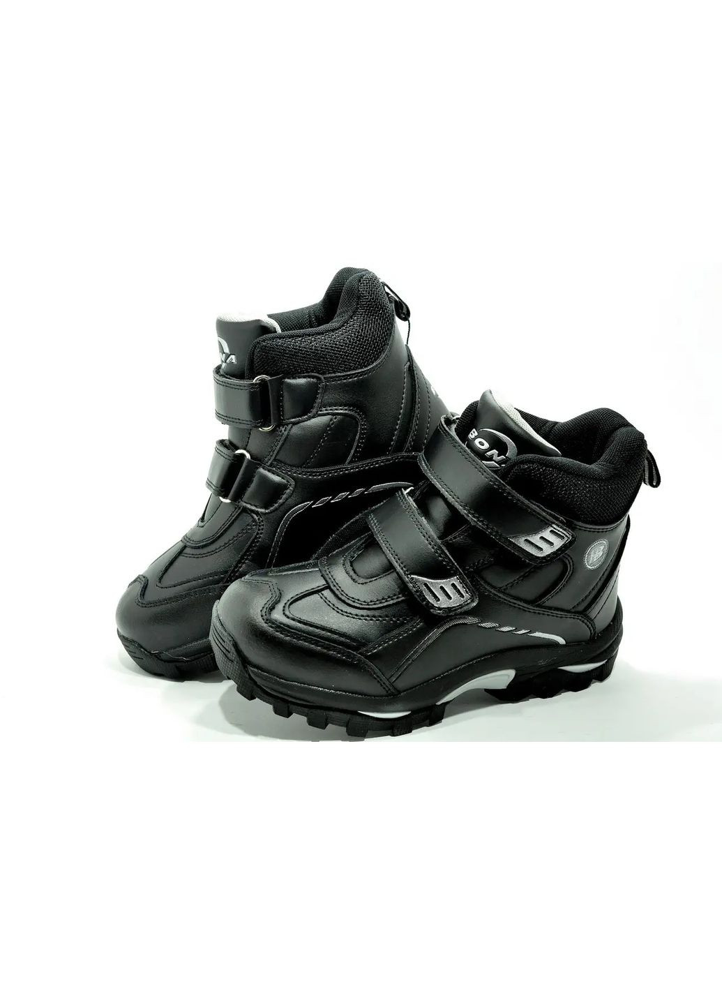 Черные спортивные, повседневные зимние зимние кроссовки Bona