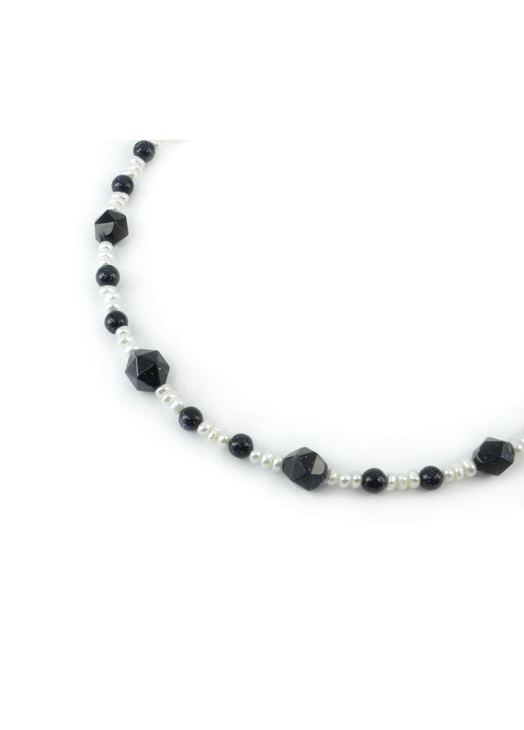 Намисто "Зорі ясні" Авантюрин, Перли, срібло Fursa fashion (331155816)