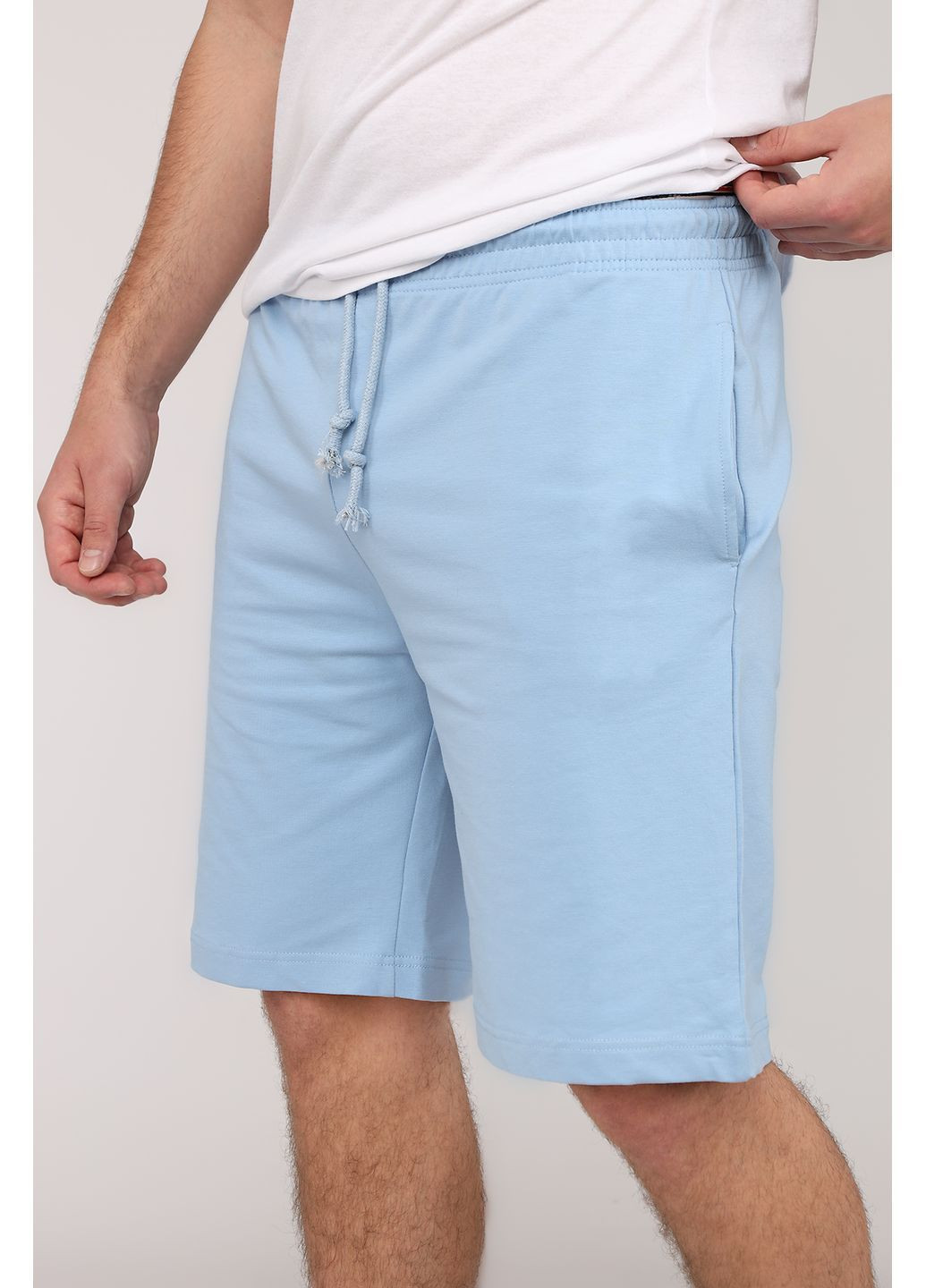 Шорти чоловічі колір блакитний ЦБ-00266219 No Brand (330223552)