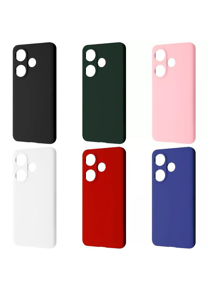 Чохол-накладка Full Silicone Cover для Xiaomi Poco F6/Redmi Turbo 3 White Wave (341488897)