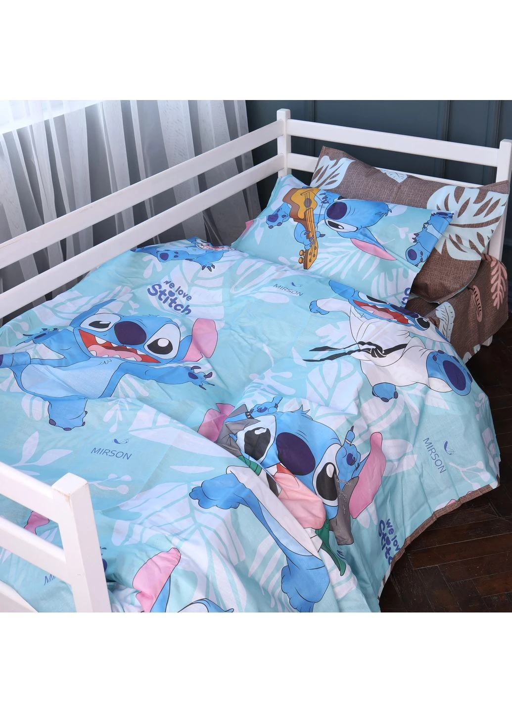 Комплект постільної білизни Ranforce Elite TEENAGER 17-0857 Stitchpop Полуторний Євро Mirson (399963108)