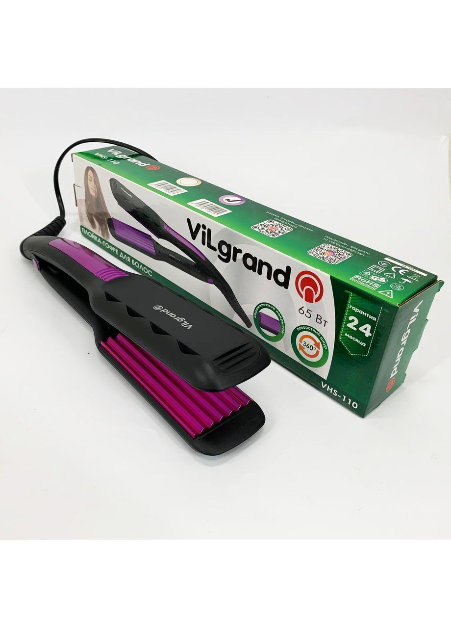 Плойка для волосся VHS-110. Колір: фіолетовий Vilgrand (364664617)