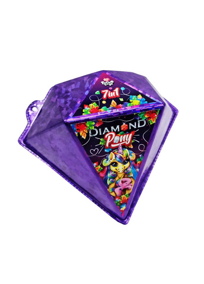 Набор креативного творчества "Diamond Pony" BPS-01-03U укр Фиолетовый Danko Toys (301791142)
