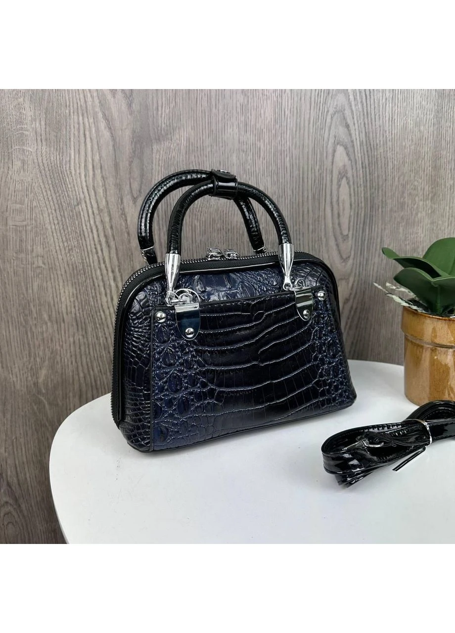 Мінісумочка через плече під рептилію з екошкіри(KS_710И) No Brand (383877707)