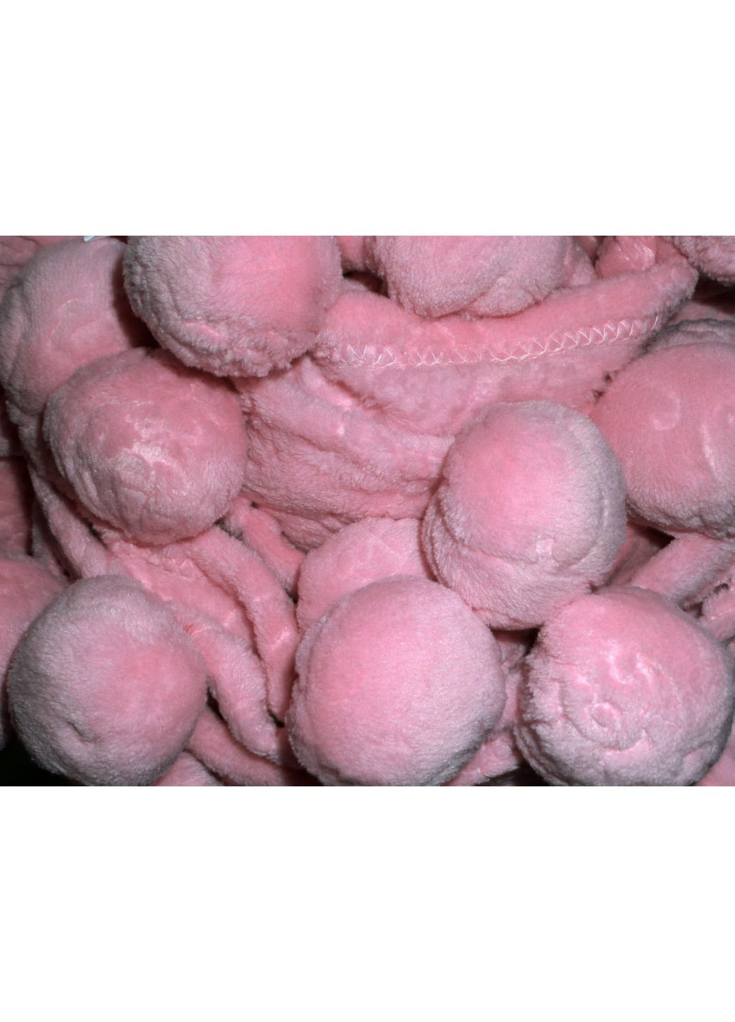 Плед з помпонами Пилкова троянда 200х220см. Colorful Home (372713130)