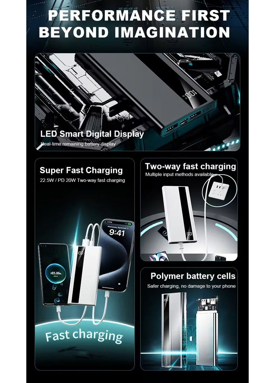 Портативний зарядний пристрій BST (Power Bank) 22.5W з LED-дисплеєм No Brand (378017072)