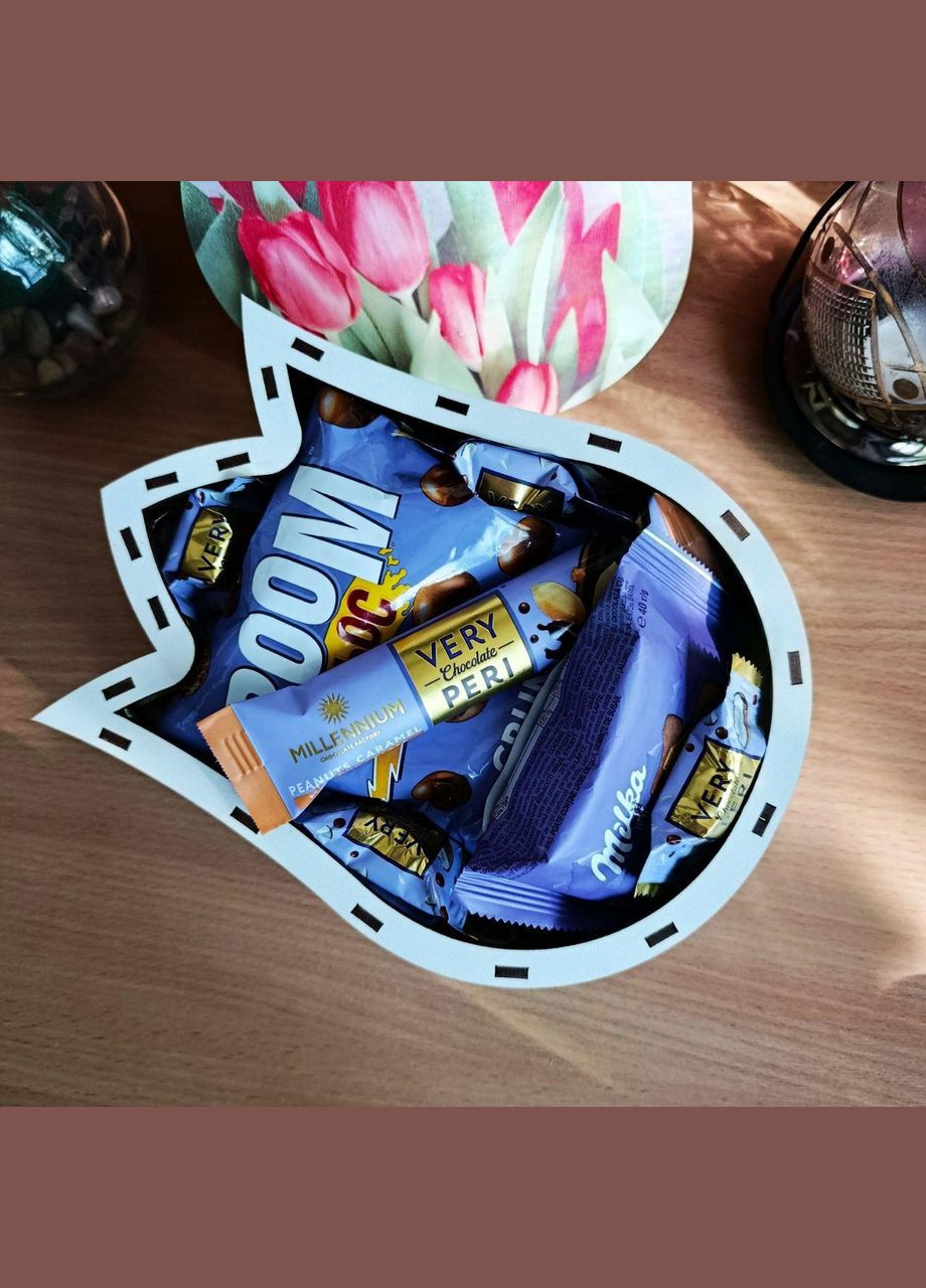 Бокс со сладостями для ребенка или девушки на день рождения новый год 8 марта (ar257) No Brand (344547840)