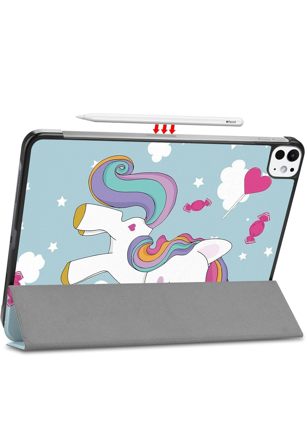 Чохол-книжка Smart Case для Apple iPad Pro 11" M4 2024 Unicorn (711642) BeCover (351560064)