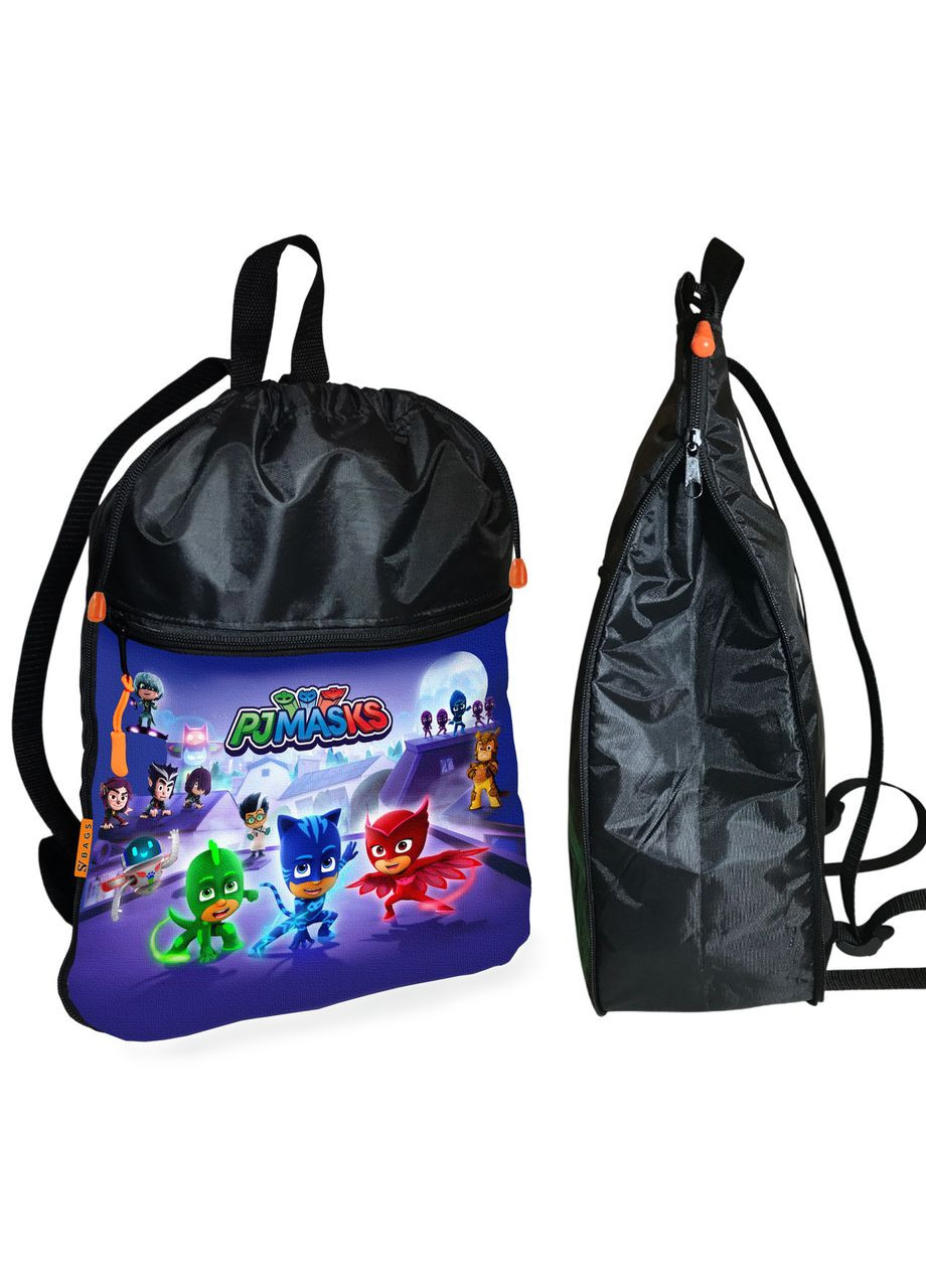 Школьный рюкзак детский Герои в масках + Сумка для обуви спортивной формы рюкзак-мешок мальчику (2234) No Brand (336481076)