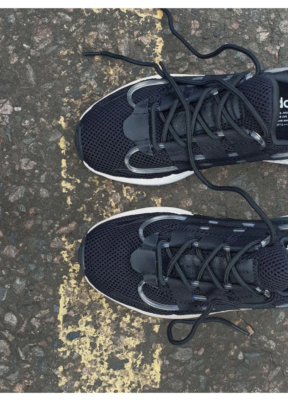 Білі літні кросівки adidas lxcon black white адідас лексікон No Brand